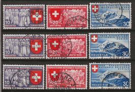 CH219 - Expo 39 219-227 obl.