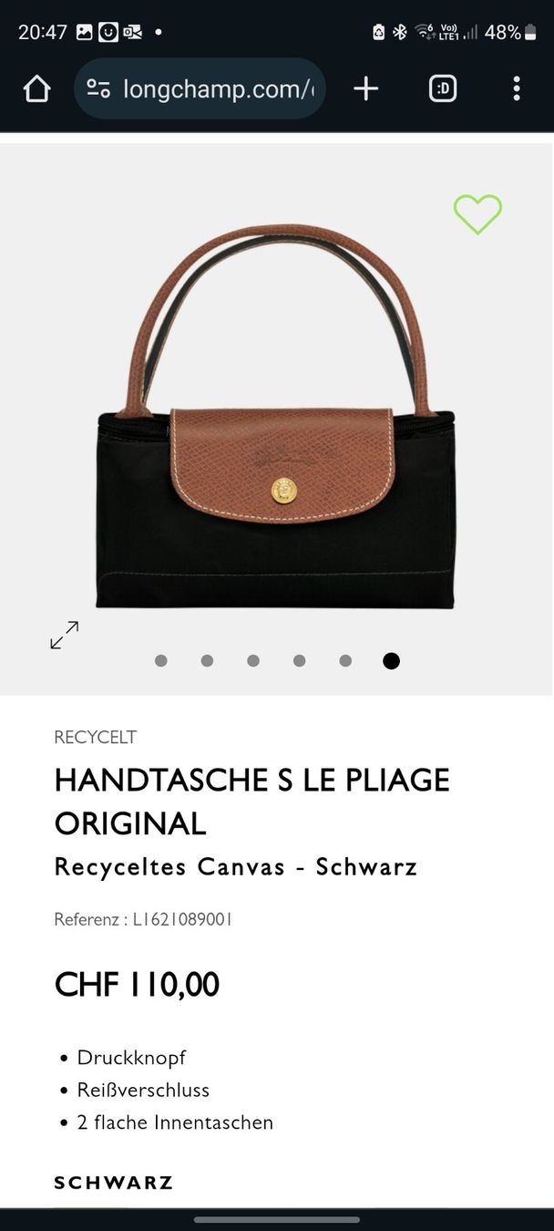 Longchamp Borse da donna: Tasche von Longchamp (klein) – Usato da Triesen venduto da stephanieschurti 9