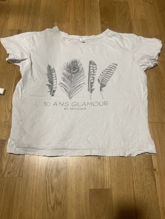 T-Shirt blanc Glamour