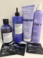 Purple shampoo and conditioner for blonde hair 👱‍♀️