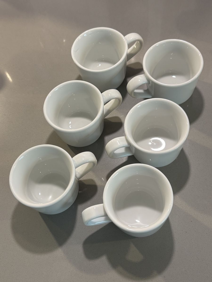 Ikea Tazze: 6x Ikea Tassen mit Unterteller – Nuovo (secondo la descrizione) da Wallisellen venduto da simeli94 2