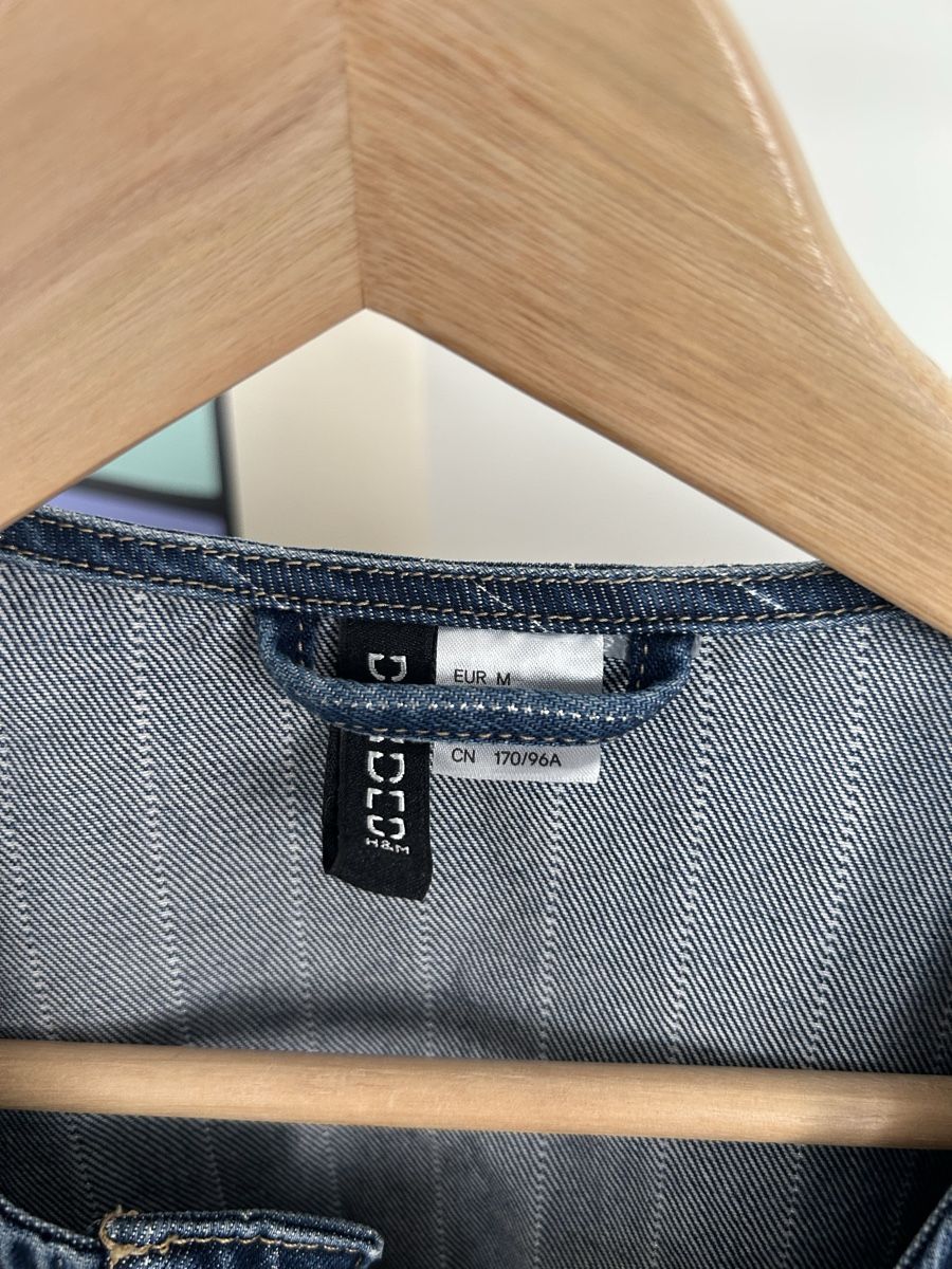 H&M Giacche: Denim Jacket H&M Blue Pinstripe Size M – Nuovo (secondo la descrizione) da Zürich venduto da fan_z5fl 1