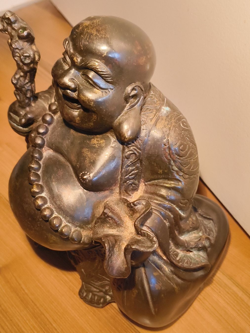 Figuren: Happy Buddha Figur Bronze/Messing 23cm 3.4kg – Gebraucht aus stettlen von VintageBern_ch 4