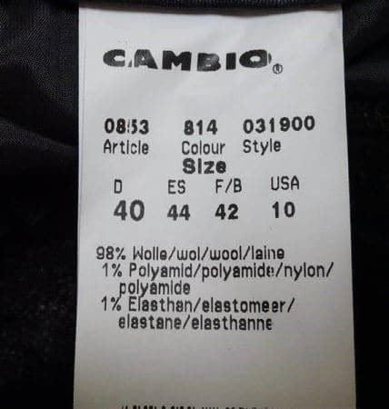 Cambio Pantaloni: Cambio - Wollhose - Grösse 40 – Usato da Zofingen venduto da Justizia_01 2