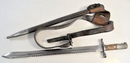 Ancienne "grande" baïonnette armée Suisse