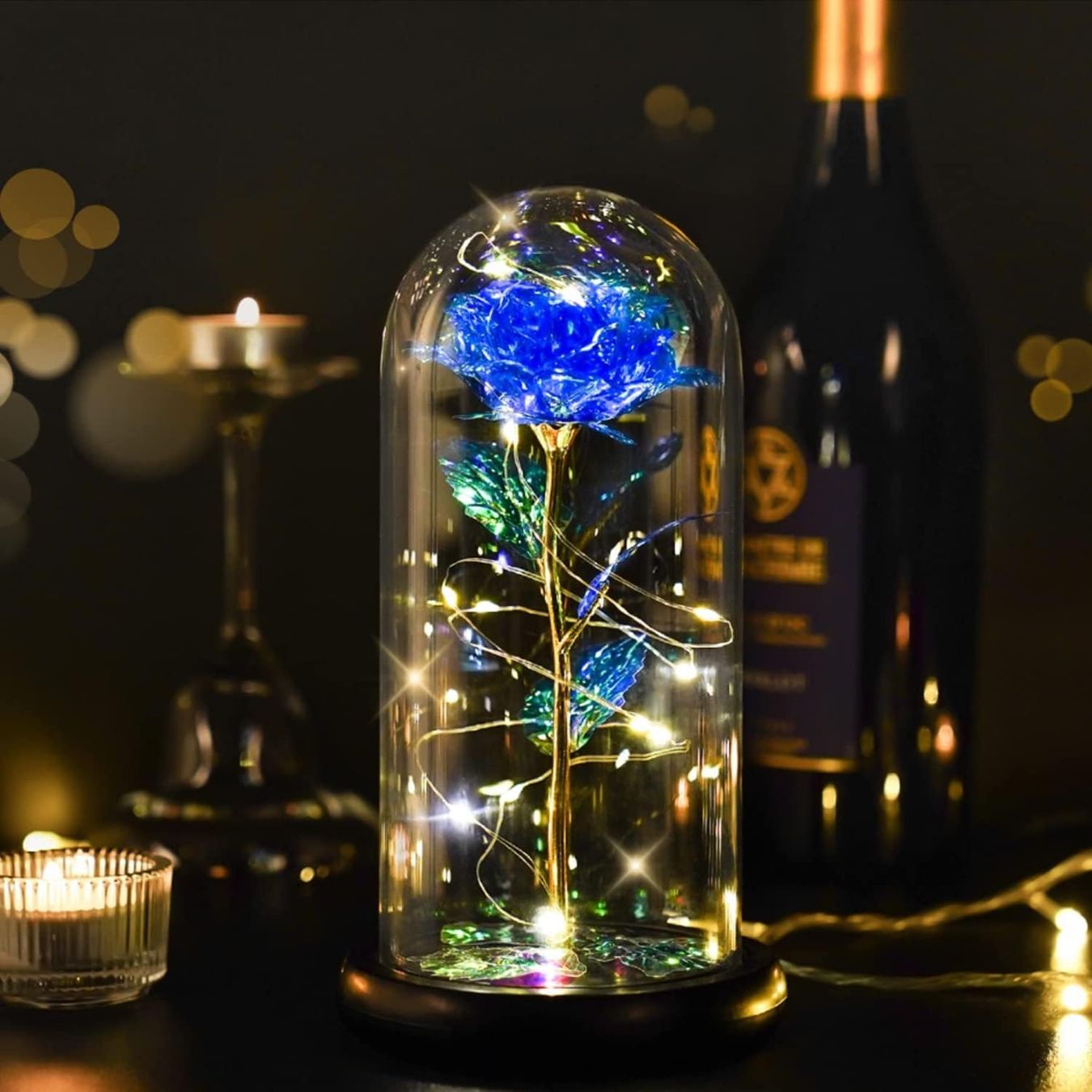 Ghirlande e barre luminose: Infinity Rose in Glaskuppel – Nuovo e nell'imballaggio originale da Nuglar venduto da SaleRitter 4