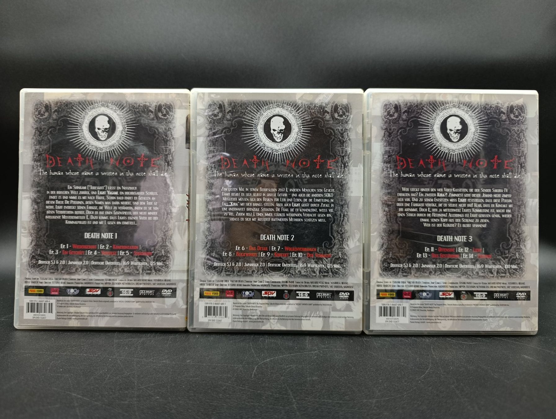 Tutti i DVDs: Death Note DVD Serie Episode 1-14 – Usato da Wil SG venduto da Donaldus 1
