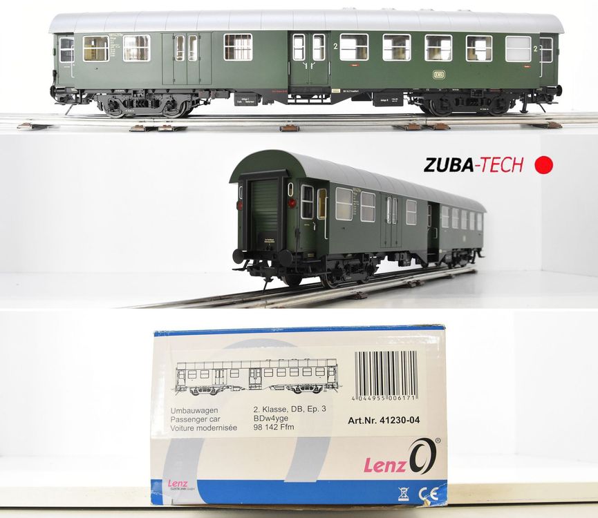 Lenz 41230-04 Umbauwagen 2. Kl. DB Spur 0 mit OVP (Gebraucht) in St ...