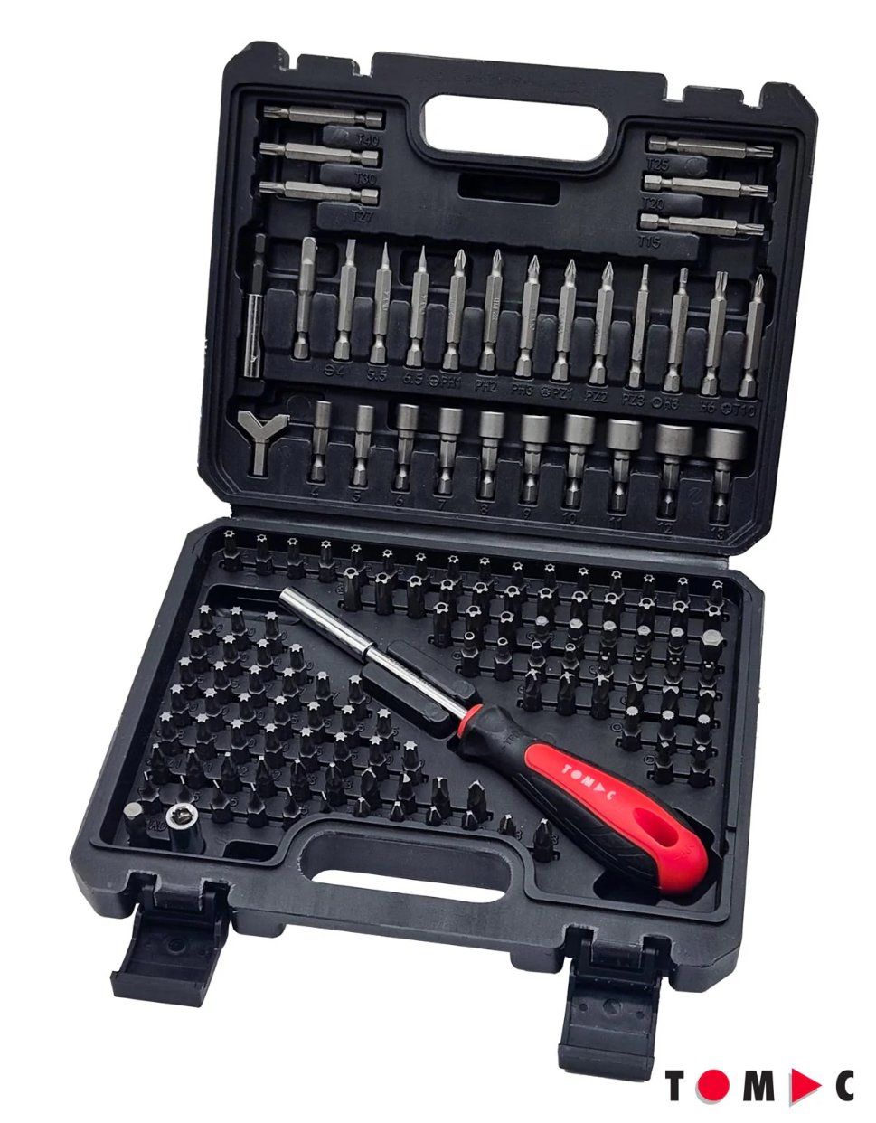 Tutti gli attrezzi: TC0128 Universal Bit Koffer - 140-tlg. 1/4" – Nuovo e nell'imballaggio originale da Koppigen venduto da Bracher_Mail-House