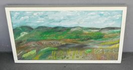 Kunst Ölgemälde signiert 1970 - Arizona -  gross - Gemälde