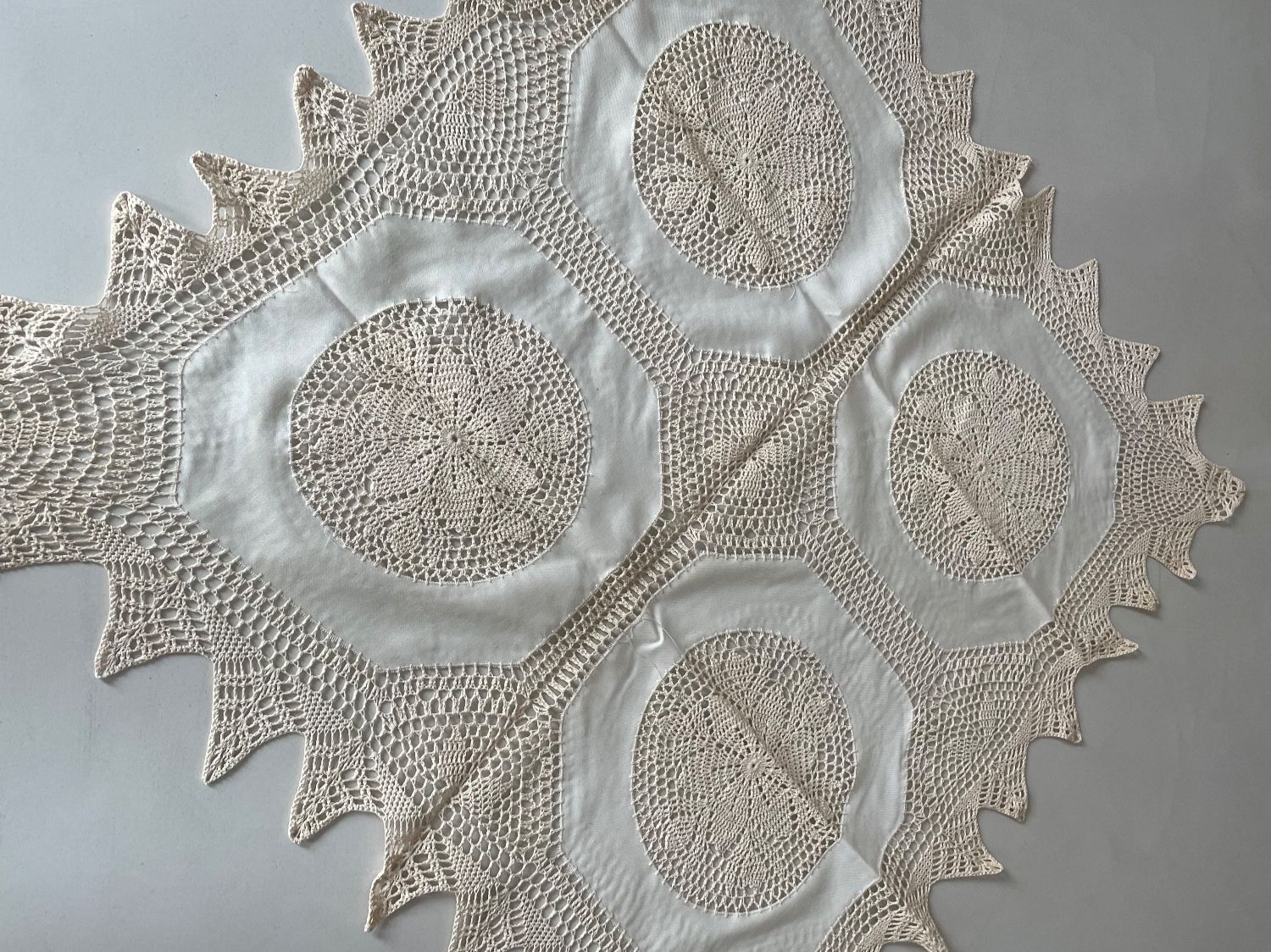 Tovaglioli: 5 Tovaglie - 90x90cm - 5 Tischdecke – Usato da Minusio venduto da Pink222 1