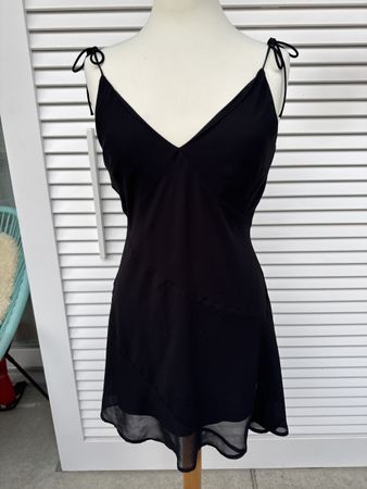 Sommerliches, schwarzes Kleid XS von H&M Divided