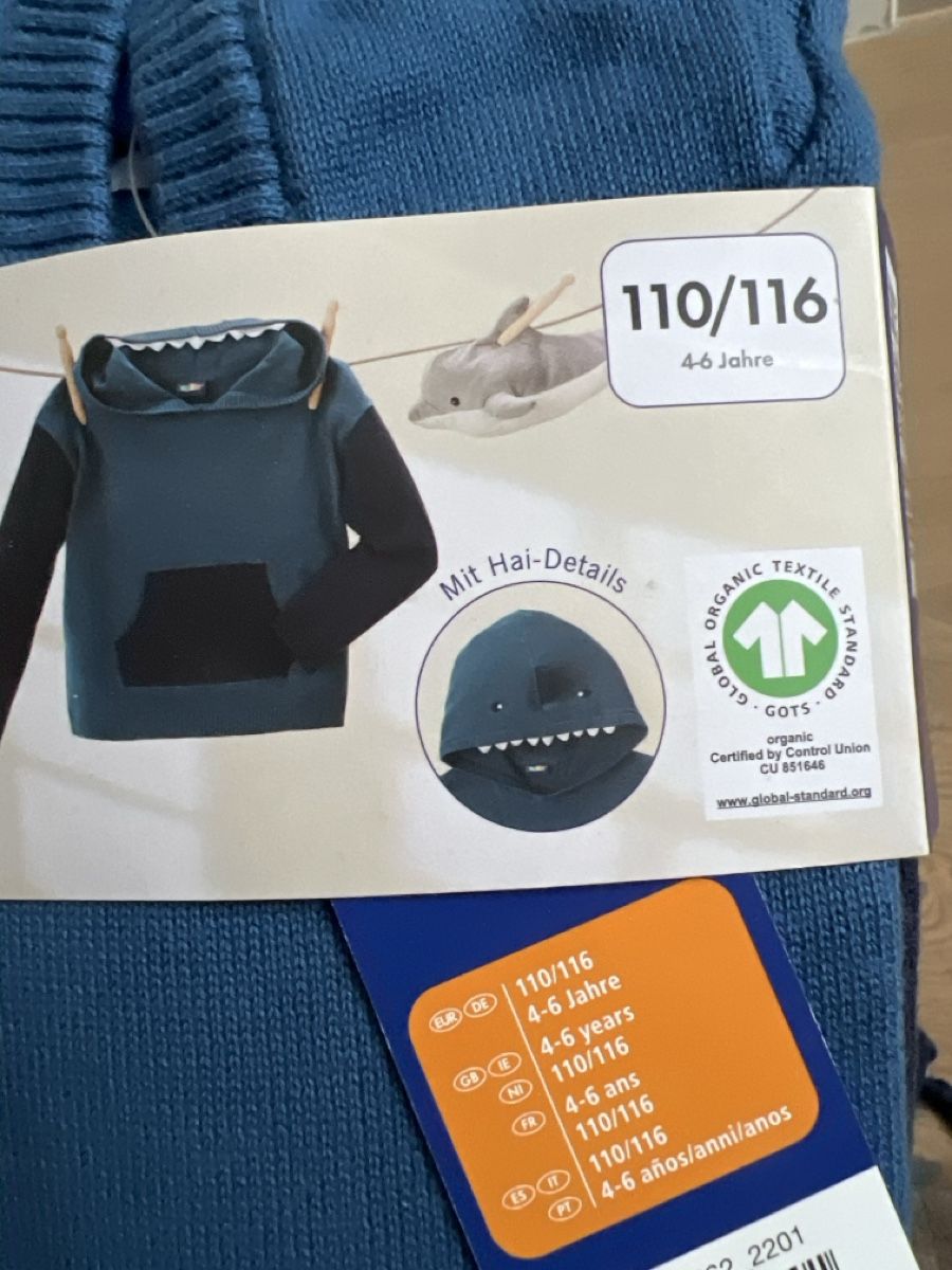 Maglioni & Felpe: Neu: Kapuzen Strickpullover Gr. 110/116 – Nuovo (secondo la descrizione) da Oensingen venduto da katepe 2