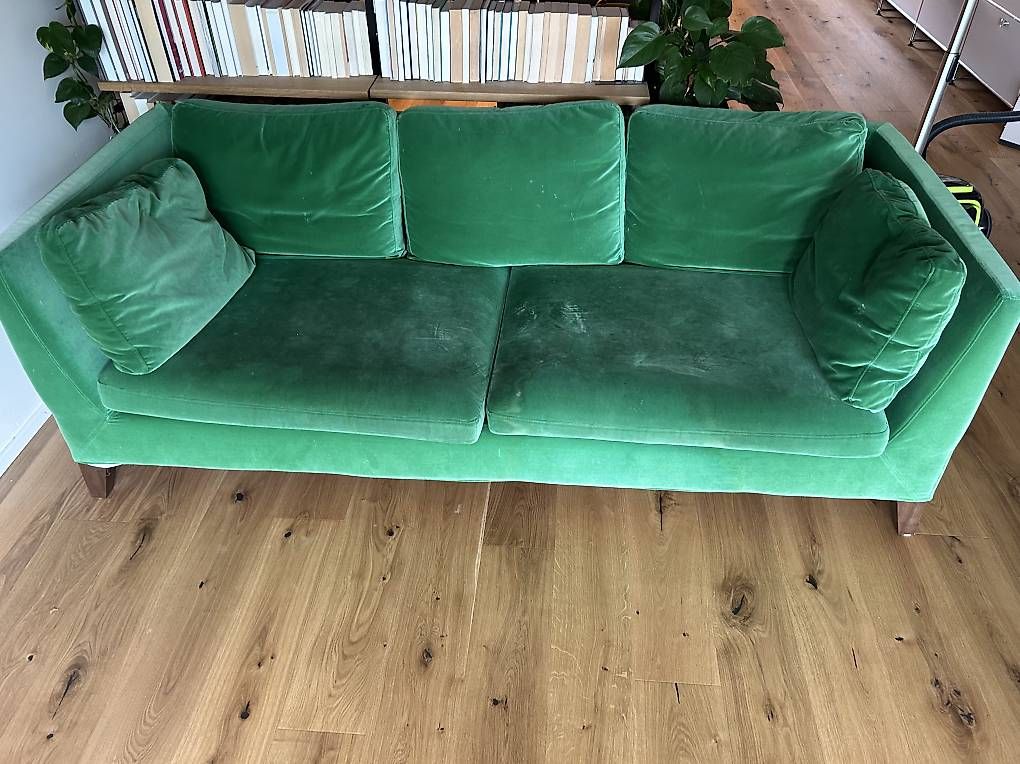 Divani: Ikea 3-er Sofa Stockholm Grün – Usato da Rifferswil venduto da balz1234 1