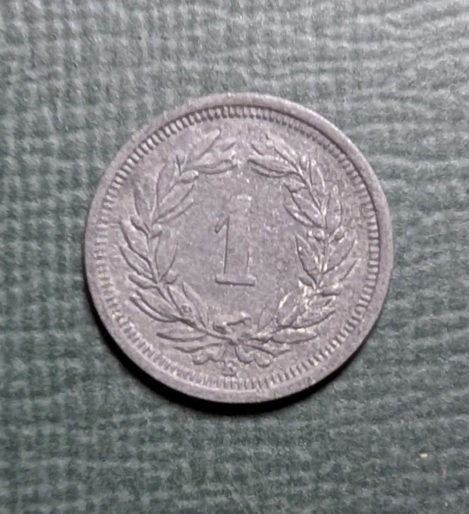 Toutes les monnaies: 1 Rappen 1944 – D'occasion à Hittnau par stamps_and_coins 1