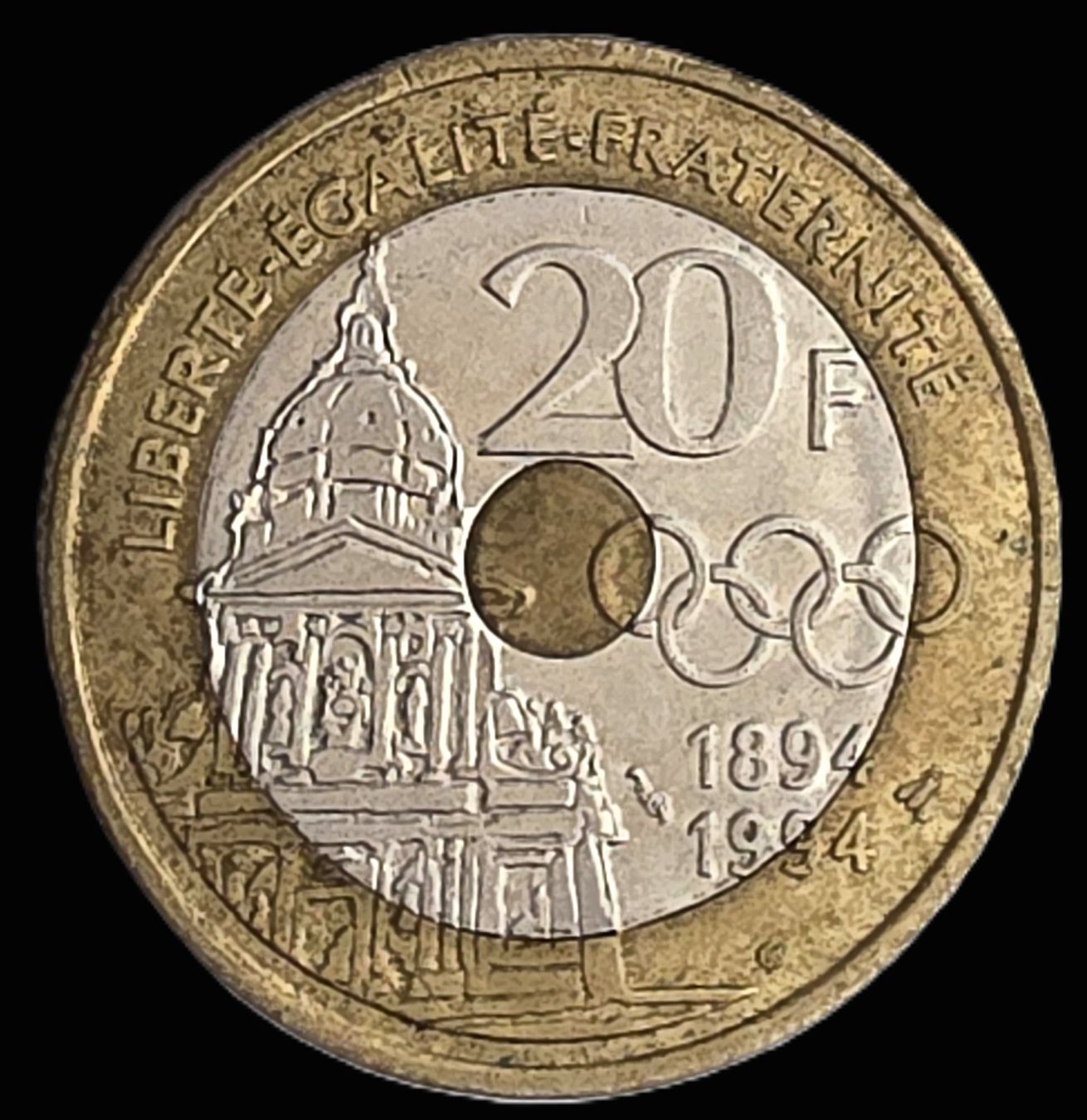 Tutti le monete: FRANKREICH 20 FRANCS 1994 – Usato da winterthur venduto da CoinPassion 1