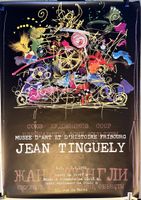 Original Plakat Jean Tinguely Fribourg 1991