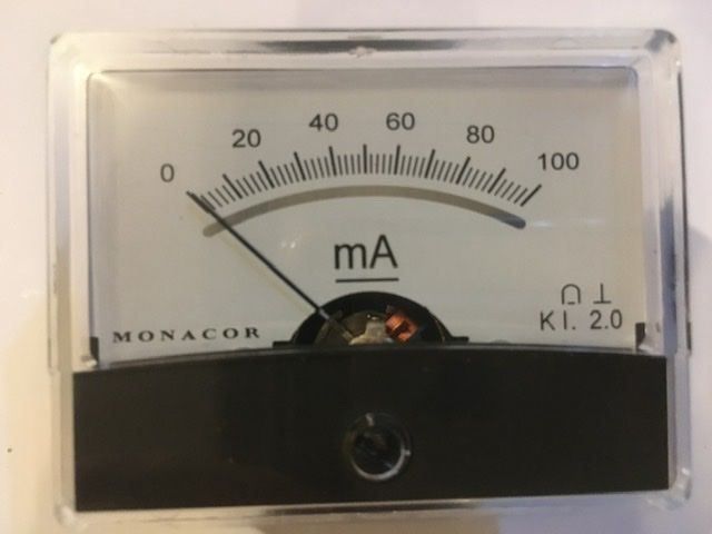 Misurare: Drehspulinstrument 0-100mA DC – Nuovo e nell'imballaggio originale da Brugg AG venduto da Pedro4