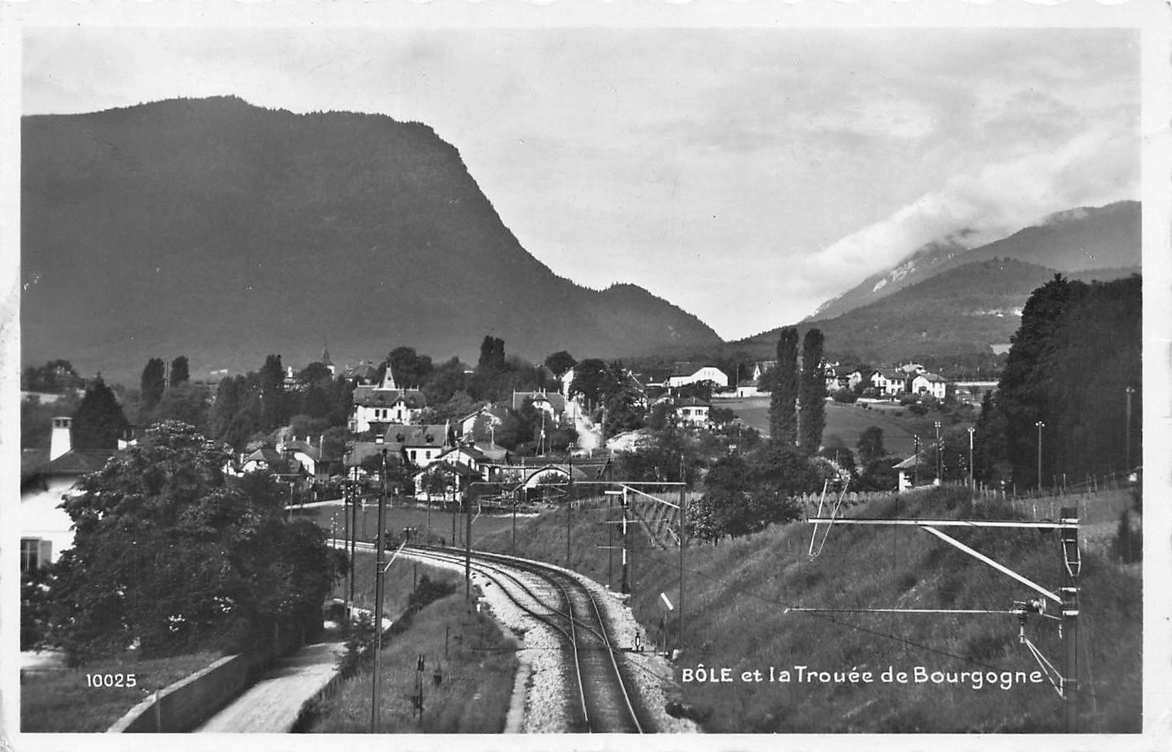 Cartoline postali: Bole et la trouee de Bourgogne Bahn – Usato da Biasca venduto da Blenio71