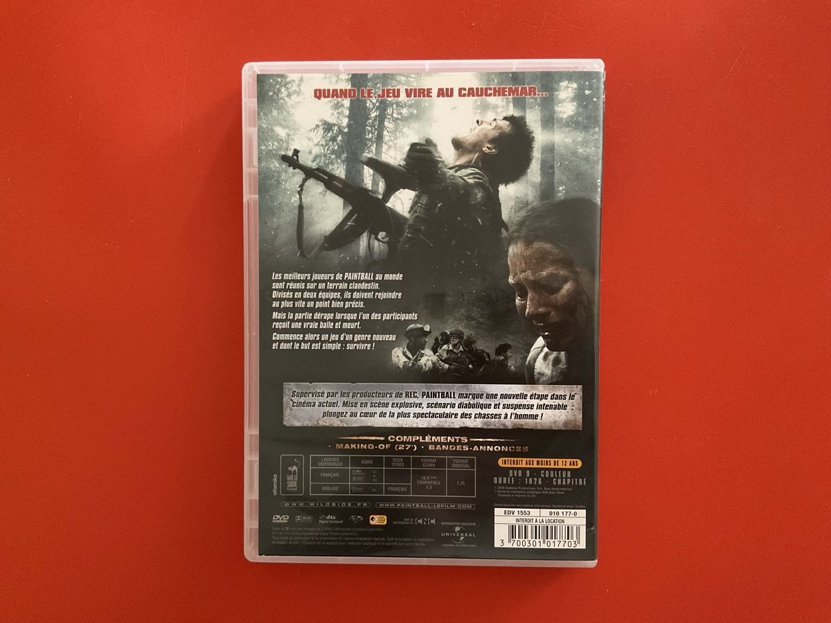 Tutti i DVDs: DVD Paintball jouer pour survivre – Usato da Veyrier venduto da Deniro2 1