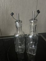 Essig- und Öl-Spender, 2 Stück, aus Glas Zubehör für Küche