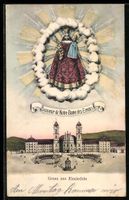 Einsiedeln, Frontansicht des Schlosses, 