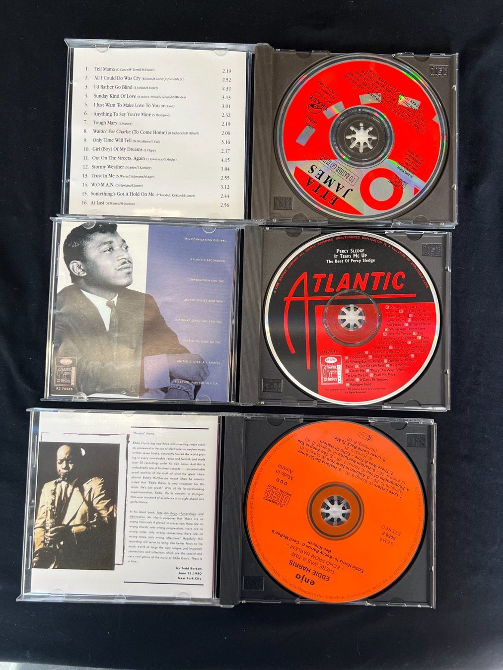 CD: 3er Set Blues CDs Etta James, Percy Sledge, Eddie Harris – Usato da Zürich venduto da Drahtzug