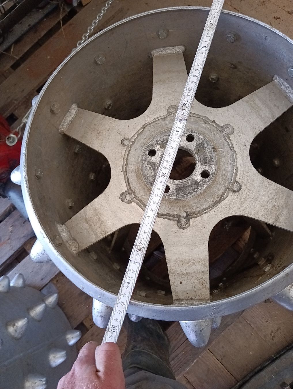 Pneus & Kompletträder: Stachelwalzen/Stachelräder Aluminium  – Gebraucht aus Schwarzenbach BE von pat_259t 2