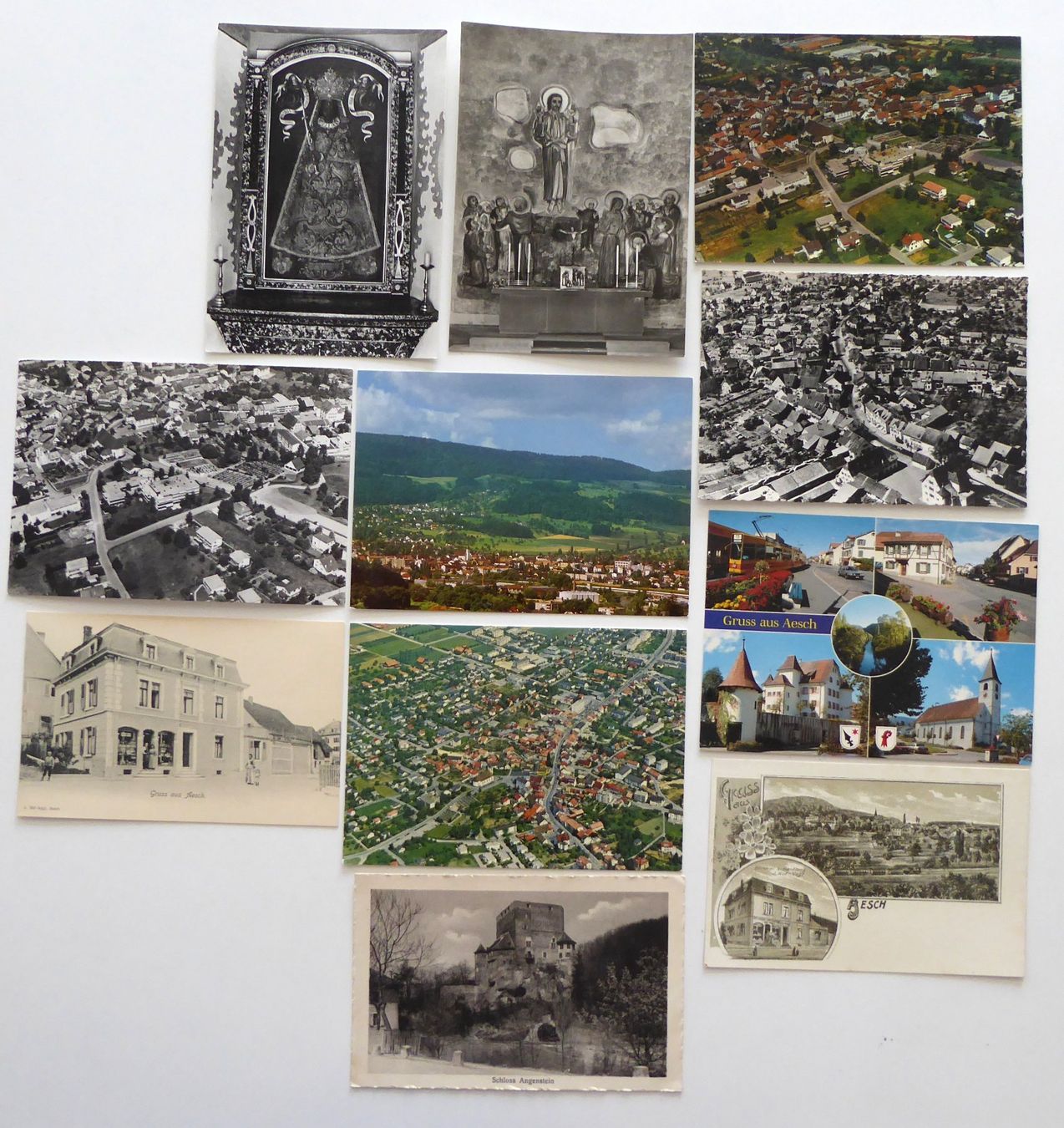 Cartes postales: Aesch BL Dorfansichten – D'occasion à Aesch BL par Kauri1