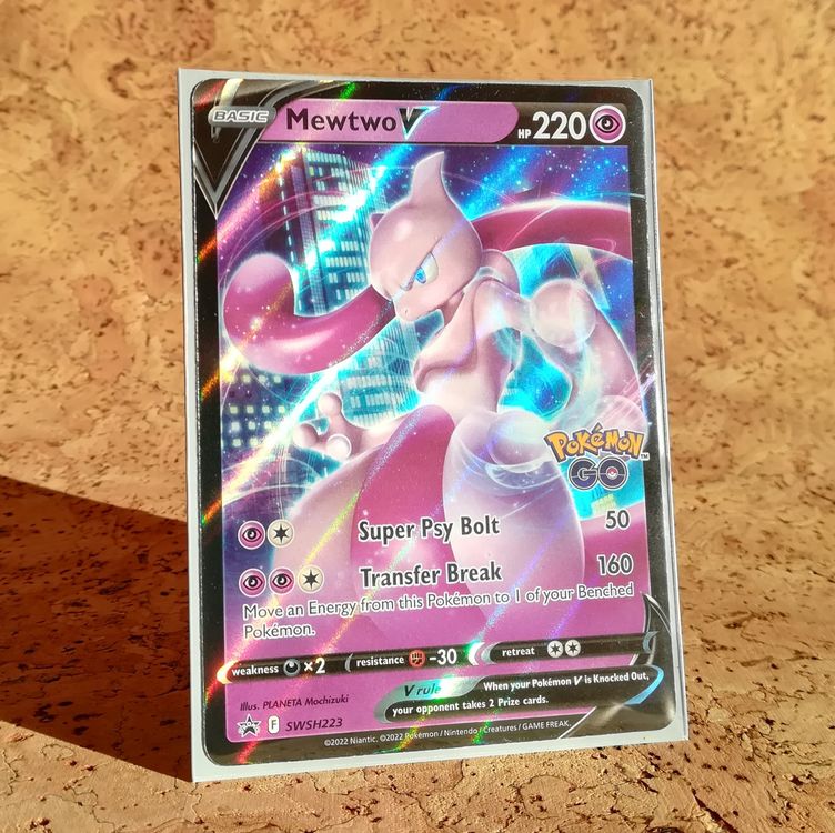 pokemon go mewtwo promo card - V -SWSH229 - Full Art - Black Star Pokémon Hit Points220 HP Form Mewtwo V #SWSH229 Prices |