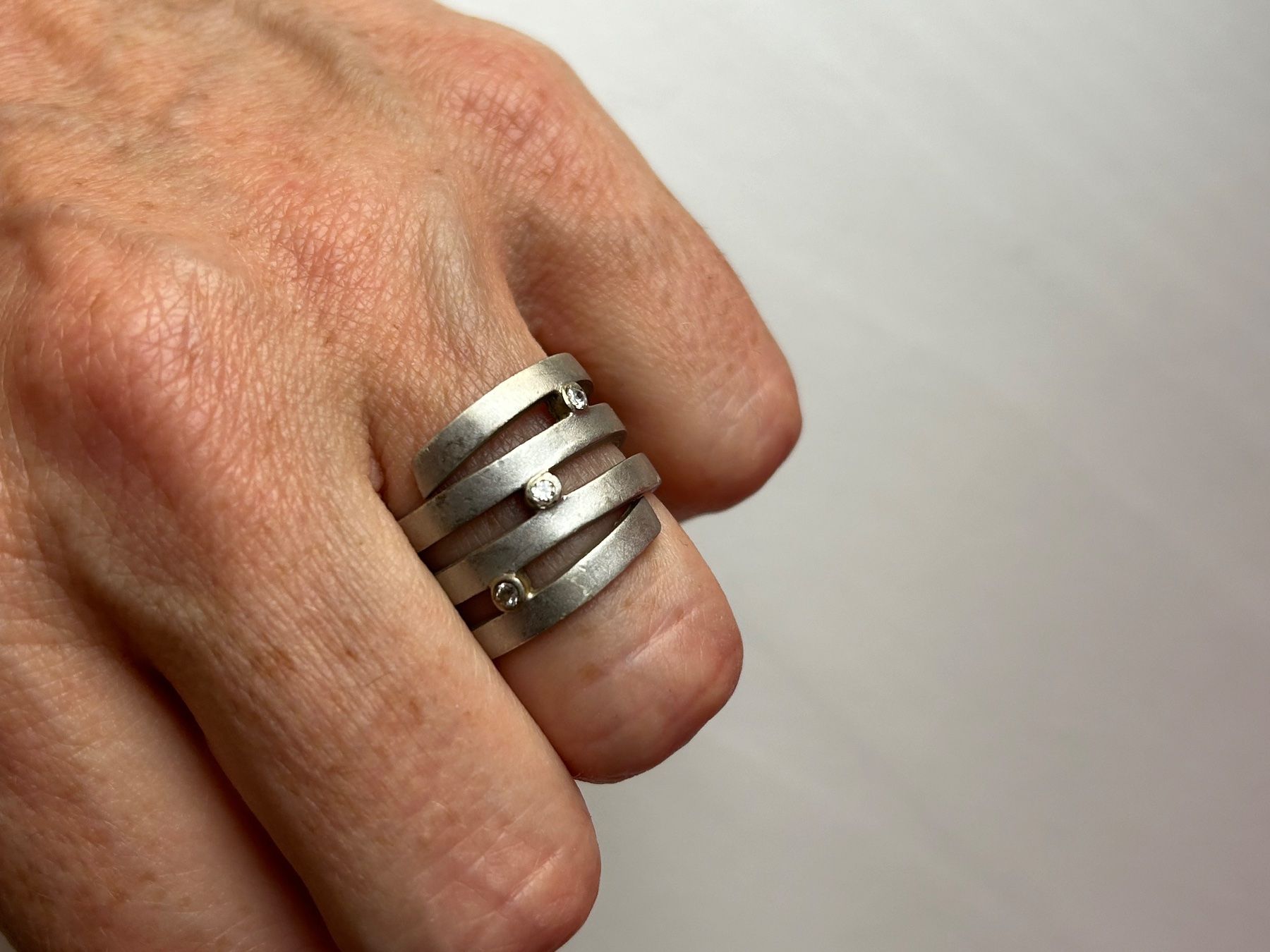 Anelli: Silberring umschlungen 55 – Usato da Dittingen venduto da Bellevista 1