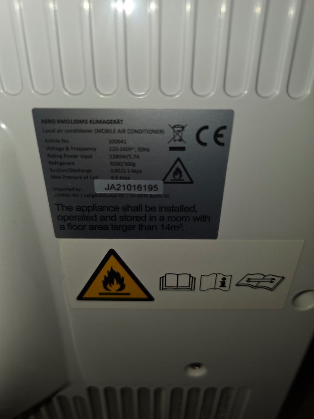 Klimageräte: Klimagerät – Gebraucht aus Dällikon von pan_sn7c 3