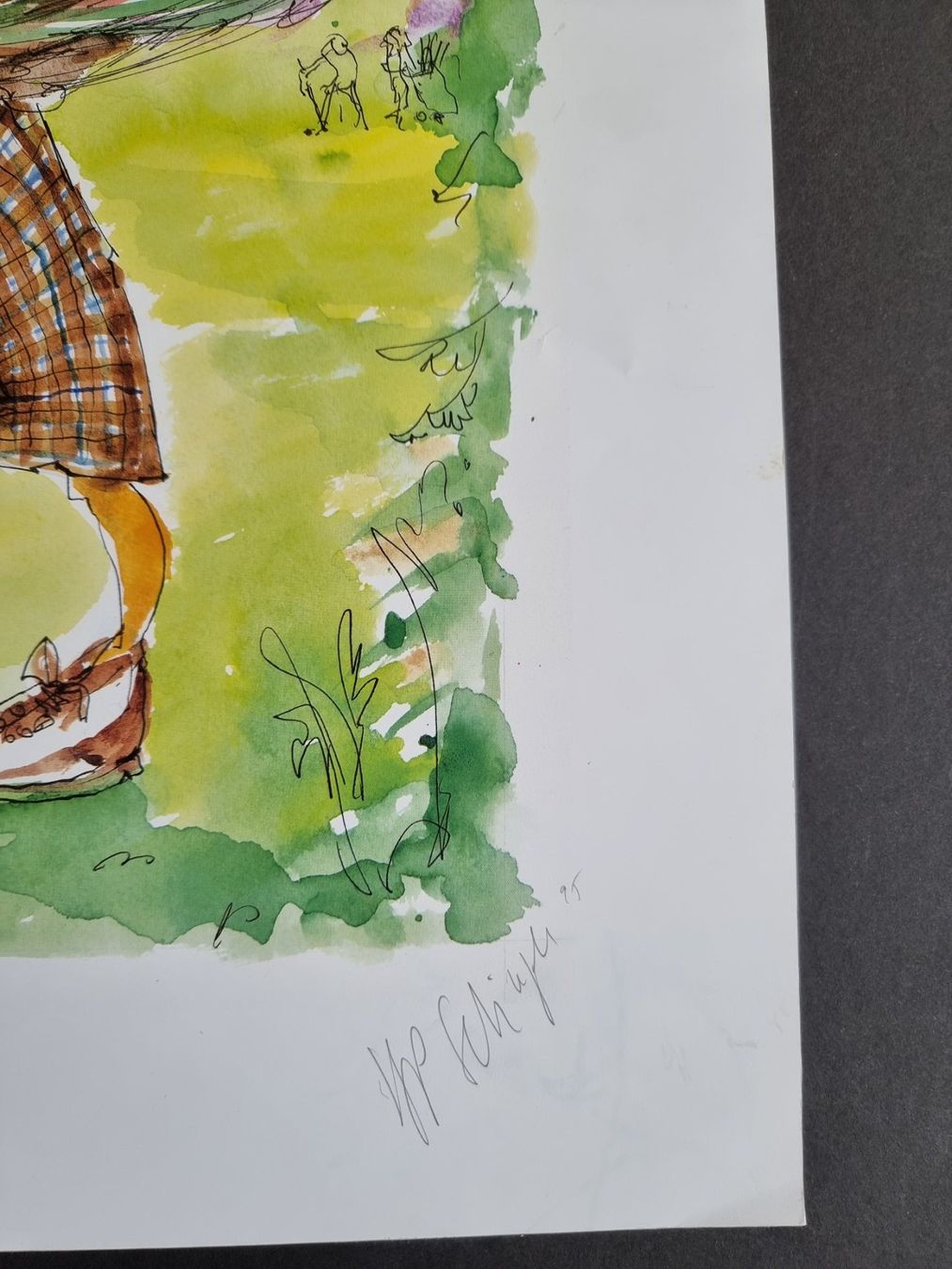 Foto & Immagini: HANS-PETER SELINGER OFFSET KUNSTDRUCK SIGNIERT NUMMERIERT – Usato da Gersau venduto da grafik-kunst 4