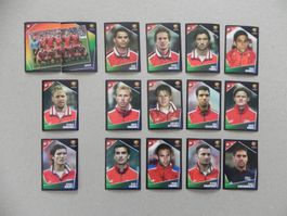 Panini Fussball EM 2004 Fehlliste Schweiz 16 Stk. Nr.135- 55