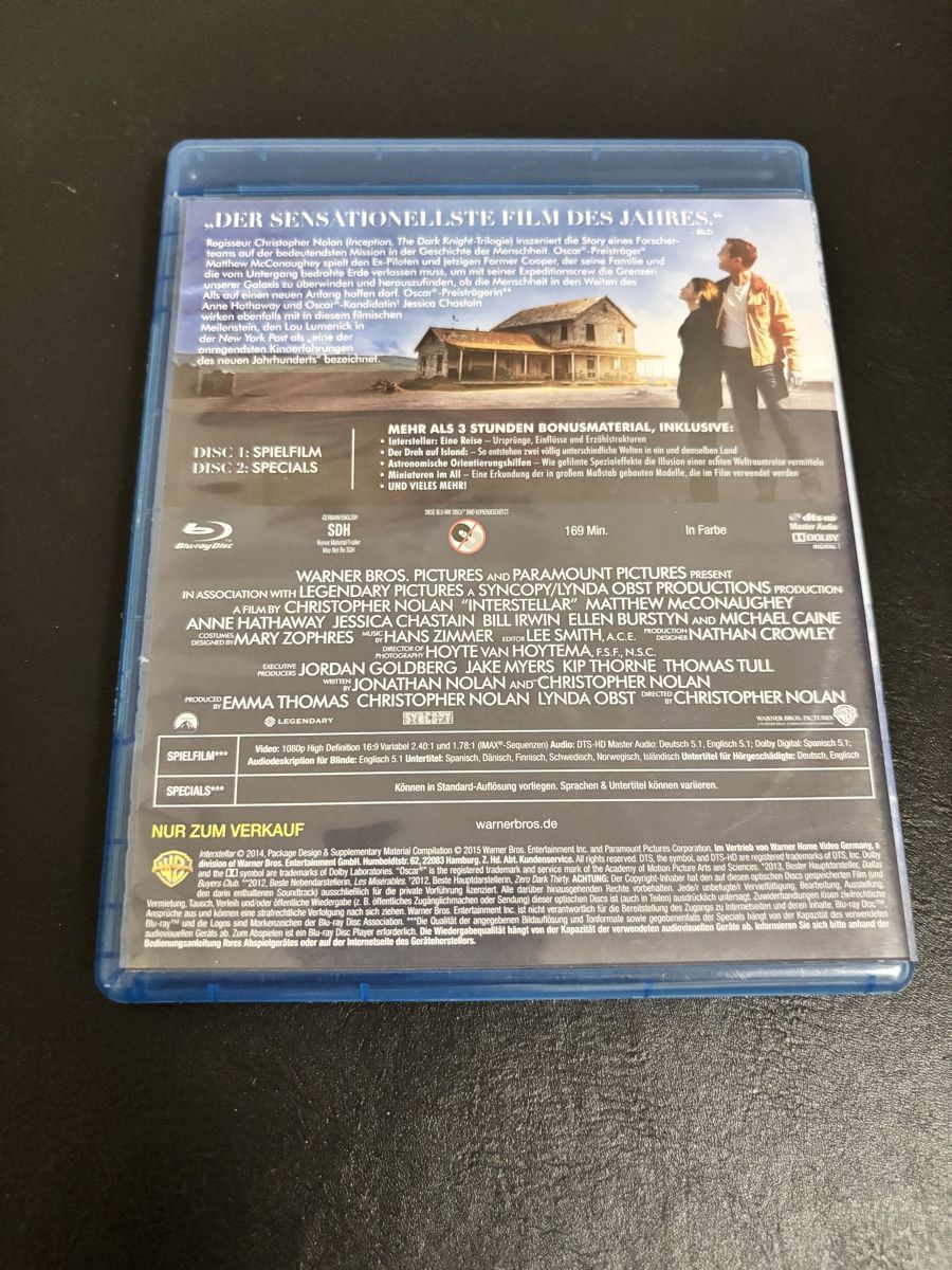 Tous les DVDs: Interstellar Blu-ray Film  – D'occasion à Luzern par Armastra 1