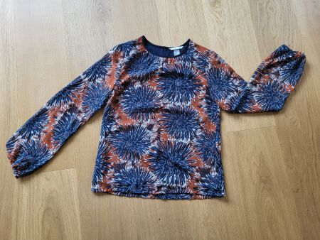 Elegante Bluse mit Print von ^H&M Gr 34