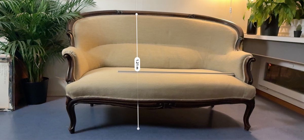 Sofas: Antikes Sofa Louis-Philippe-Stil, Holzrahmen, 170cm – Gebraucht aus Zürich von pap_glv8 6
