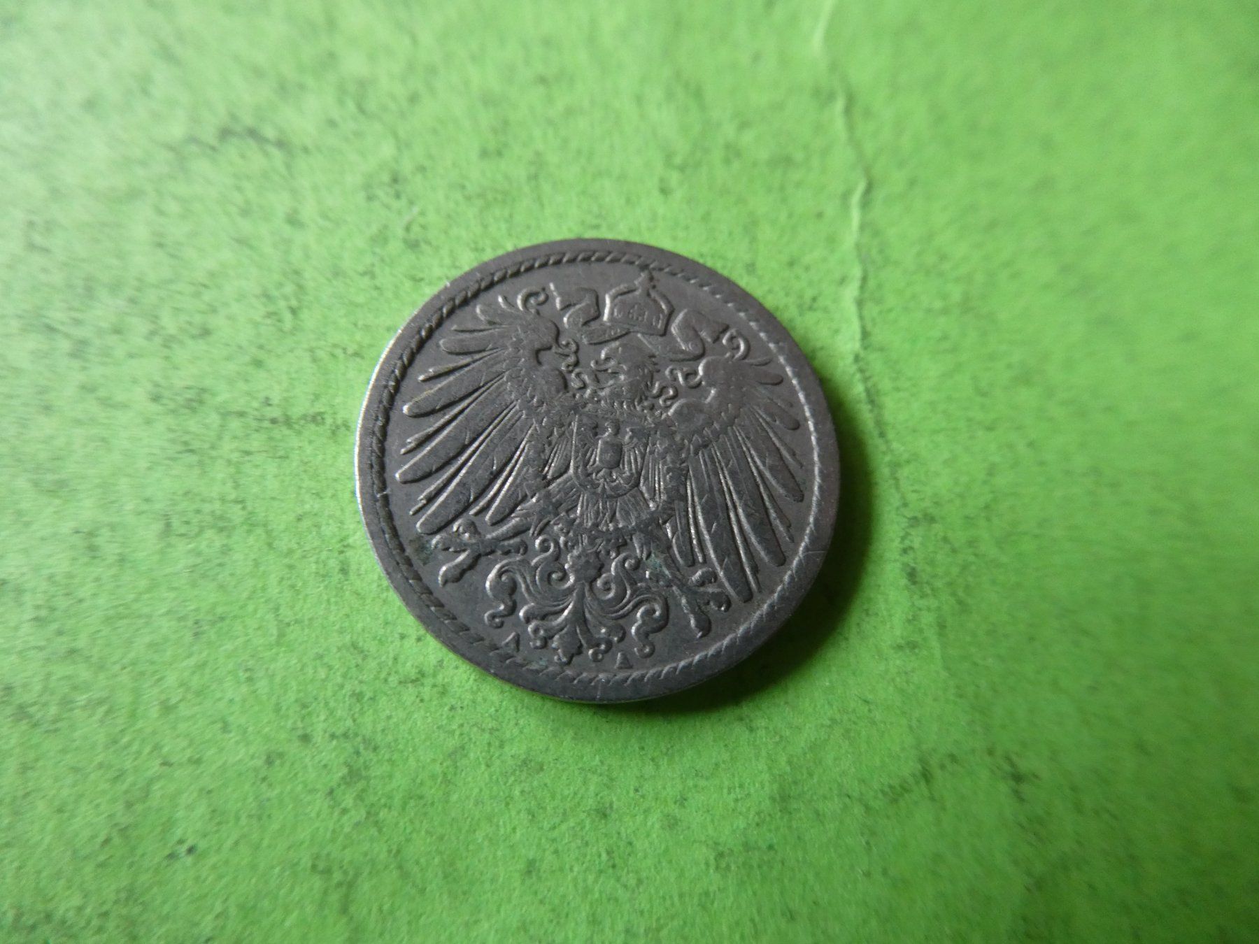 Tutti le monete: Dt. Reich 1905 A, 5 Pfennig – Usato da Hinterforst venduto da Rohusri 1