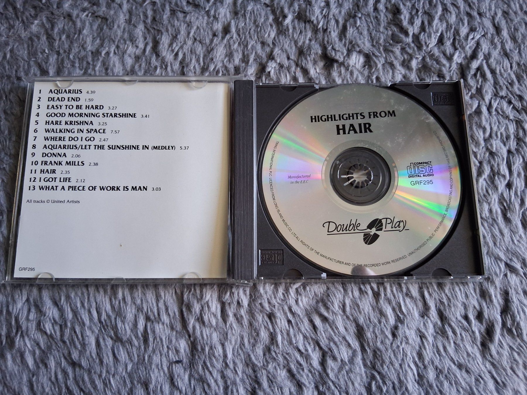 CDs: HAIR    HIGHLIGHTS FROM HAIR     CD – D'occasion à Wetzikon ZH par Ramones01 2