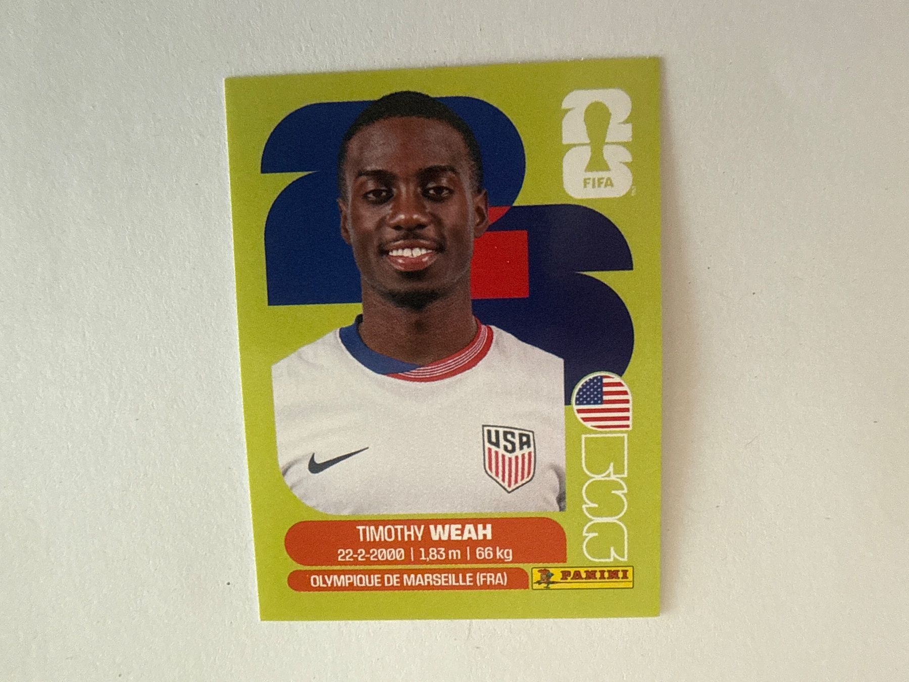Panini Sammelbilder & Trading cards: Weah USA12 - Panini CH Edition WM 2026 – Neu (gemäss Beschreibung) aus Grenchen von nicus_aveiro
