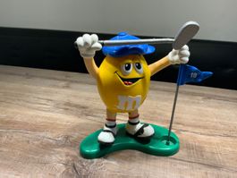 M&M Gelb Golf Figur, Sammlerstück, Vintage,