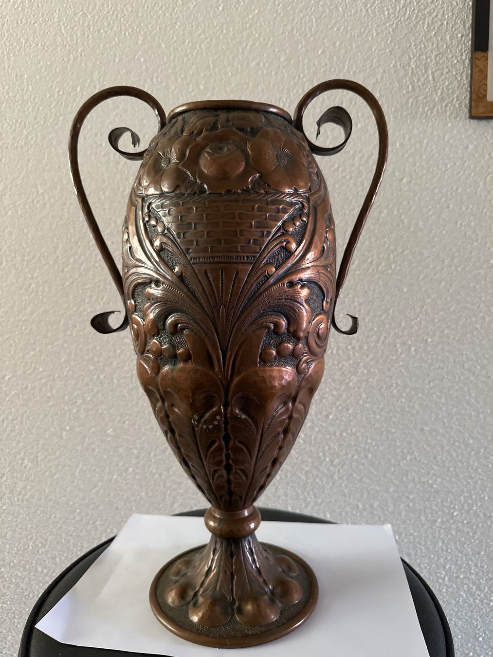 Vasi & Recipienti: Kupfervase 45 cm gross – Usato da Steinhausen venduto da Murano8 2