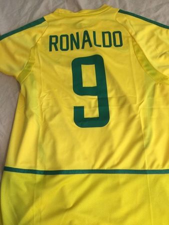 Ronaldo Brasilien Trikot Maglia Jersey Maillot 2002 Gr. M
