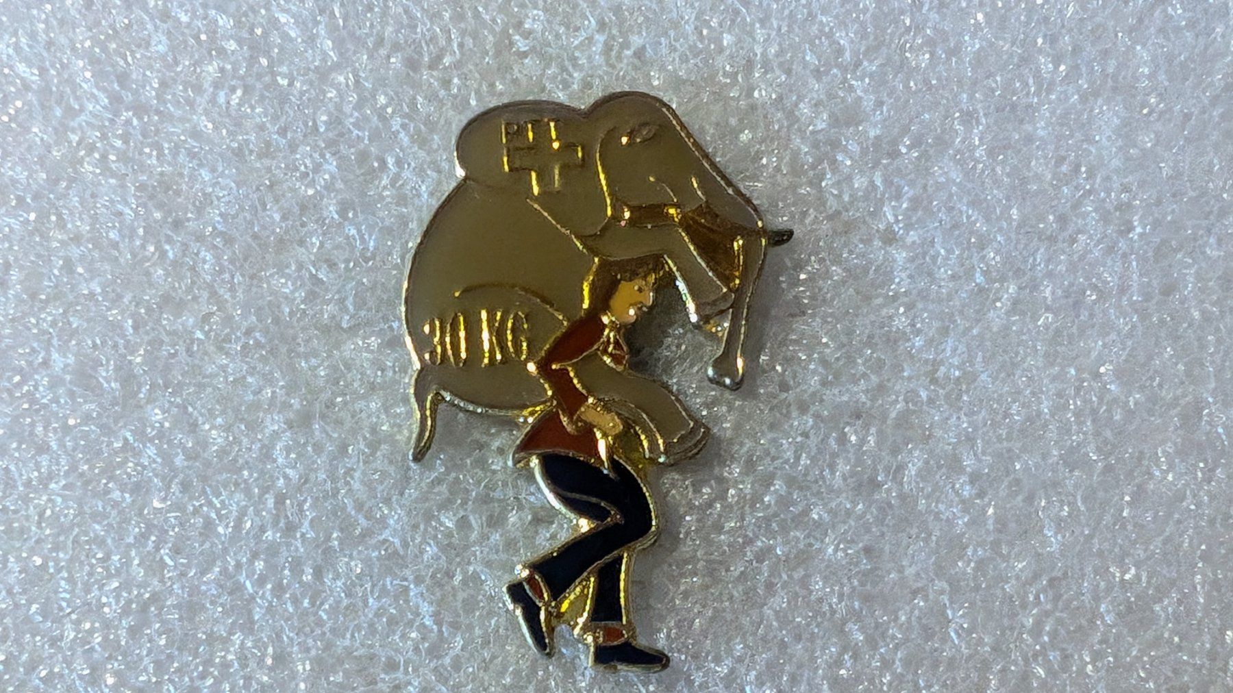 Placchette & Badge: Ansteckpin 212: PTT 30 KG – Usato da Oppligen venduto da Pin-Fall-Shop