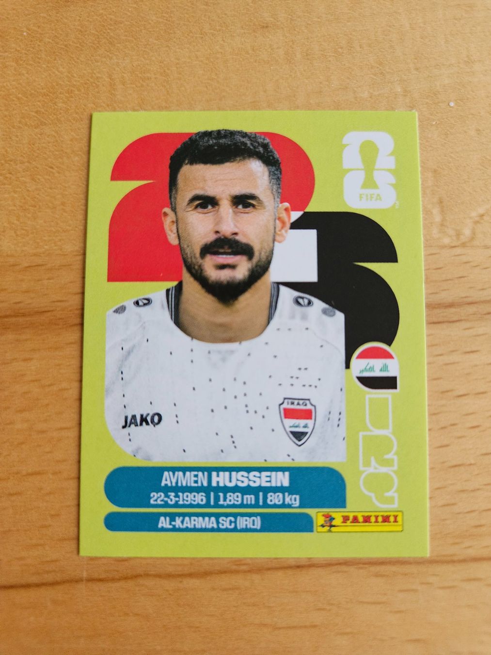 Panini Carte collezionabili: Panini WM 2026 IRQ 19 – Nuovo (secondo la descrizione) da Winterthur venduto da melac