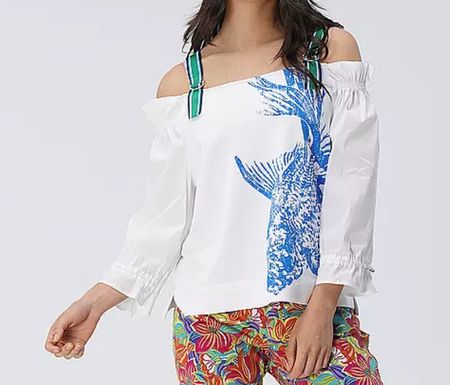 Marccain Damen Blusenshirt Gr 38 N3