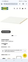 Ikea Komplement Tablar, weiss, 50x58cm