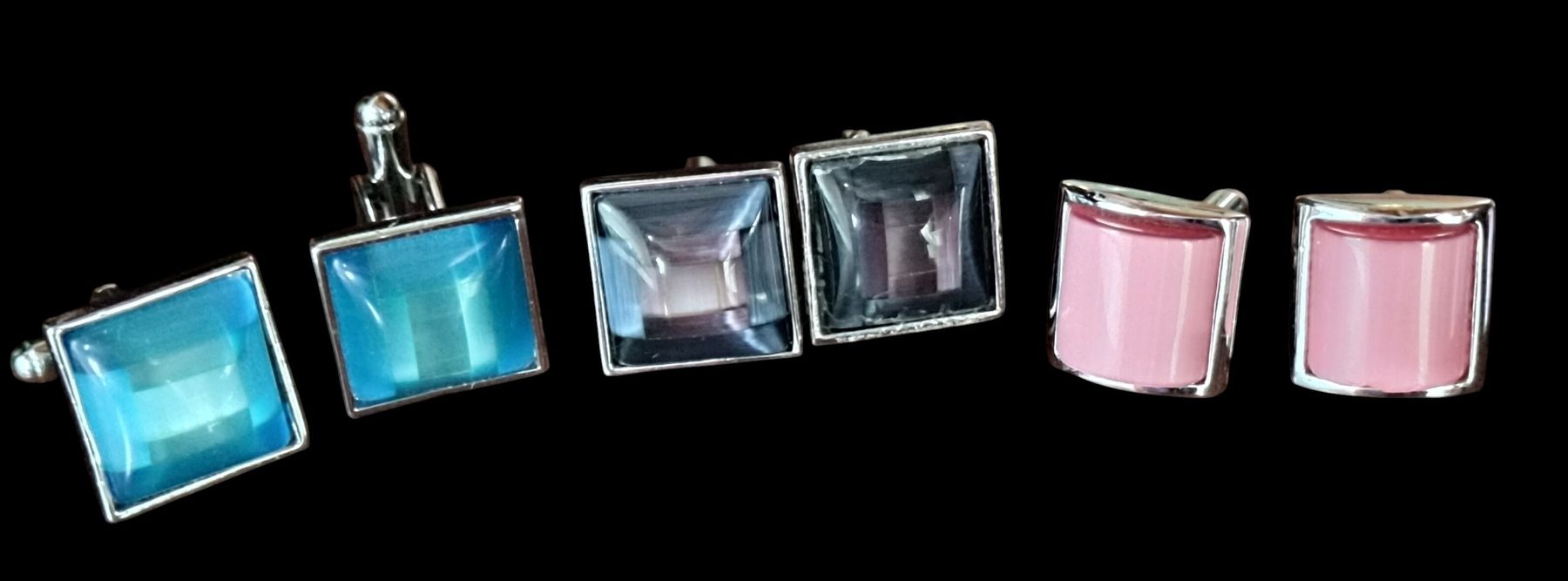 Boutons de manchette: Set 3 paia di gemelli da uomo. – D'occasion à Lugano par fbo_82wg
