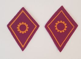 Kragenspiegel Mechaniker / Materialsoldat
