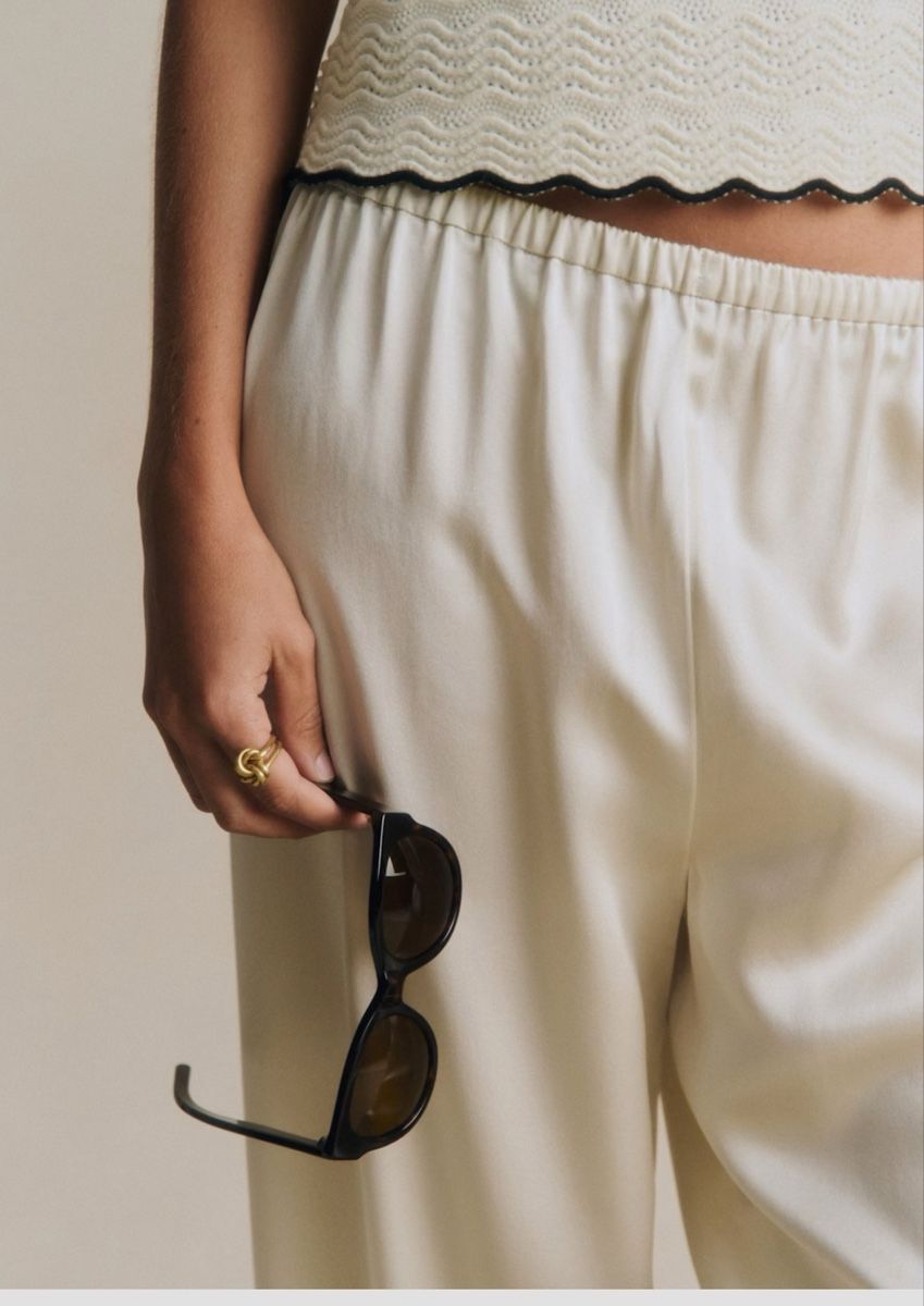 Sezane Hosen: Sezena Silk pant – Neu (gemäss Beschreibung) aus Zürich von Meiyi_zurich2021 3